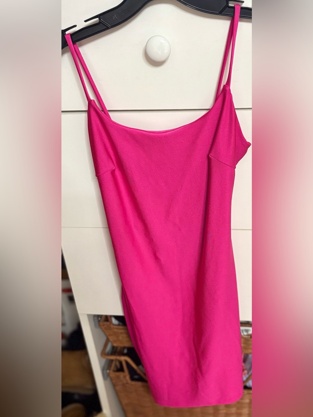 Cristina USA Hot Pink Slip Dress